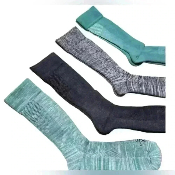 NEW Tommie Copper Nanoglide 4 pair Compression Over the Calf Recovery Socks - Picture 2 of 6